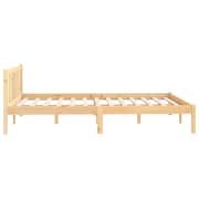 vidaXL Bed Frame Solid Pinewood 120x200 cm