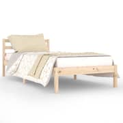 vidaXL Day Bed Solid Wood Pine 90x200 cm