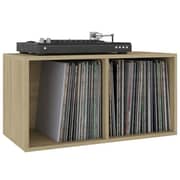 vidaXL Vinyl Storage Box Sonoma Oak 71x34x36 cm Engineered Wood