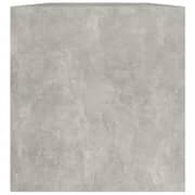 vidaXL Vinyl Storage Box Concrete Grey 71x34x36 cm Engineered Wood