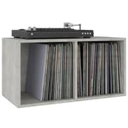 vidaXL Vinyl Storage Box Concrete Grey 71x34x36 cm Engineered Wood