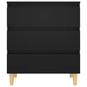 vidaXL Sideboard Black 60x35x69 cm Engineered Wood
