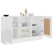 vidaXL Sideboard White 120x30.5x70 cm Engineered Wood