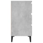 vidaXL Sideboard Concrete Grey 60x35x69 cm Engineered Wood