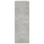 vidaXL Sideboard with 6 Drawers Concrete Grey 50x34x96 cm Engineered Wood