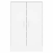 vidaXL Shoe Cabinet White 60x35x92 cm Engineered Wood