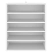 vidaXL Shoe Cabinet White 60x35x70 cm Engineered Wood