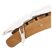 vidaXL Sun Lounger With Cushion Solid