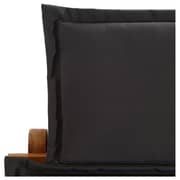 vidaXL Sun Lounger With Cushion Solid