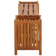 vidaXL Garden Bench with 2 Planters 150x30x40 cm Solid Acacia Wood