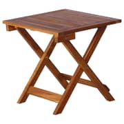 vidaXL Sunlounger with Table Solid