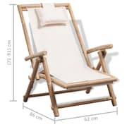vidaXL Outdoor Deck Chair