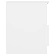 vidaXL Bed Cabinet White 40x40x50 cm Engineered Wood