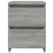 vidaXL Bedside Cabinets 2 pcs Grey Sonoma 30x30x40 cm Engineered Wood