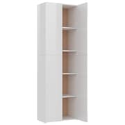 vidaXL Office Cabinet High Gloss White 60x32x190 cm Engineered Wood