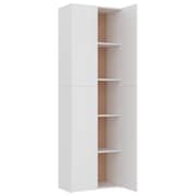 vidaXL Office Cabinet White 60x32x190 cm Engineered Wood
