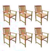 vidaXL 7 Piece Outdoor Dining Set Solid Acacia Wood