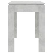 vidaXL Dining Table Concrete Grey 120x60x76 cm Engineered Wood