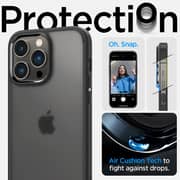 Spigen Ultra Hybrid designed for iPhone 14 Pro case cover - Frost Black