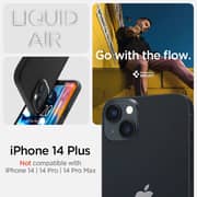 Spigen Liquid Air designed for iPhone 14 Plus case cover - Matte Black