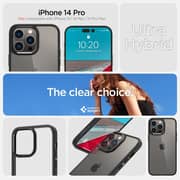 Spigen Ultra Hybrid designed for iPhone 14 Pro case cover - Matte Black
