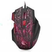 HXSJ H300 USB Wired Gaming Mouse Ergonomic Mice with Breathing Light 5500DPI 7 Buttons for PC Laptop