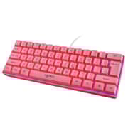 HXSJ V700 Wired Gaming Keyboard RGB Streamer Wired Keyboard 61-key Gaming Keyboard for Game/Office