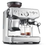Breville The Barista Express Impress, Brushed Stainless Steel, Silver BES876BSS