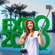 هيزير عصا سيلفي 2 في 1 مع جهاز تحكم عن بعد