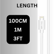 iBrand Lightning Cable 1m White