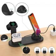 Margoun 3 in 1 Rotatable Charger Dock for Mobile Phones, Airpods and Smartwatch