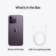 Apple iPhone 14 Pro Max (128GB) - Deep Purple Middle East Version with FaceTime