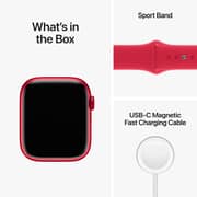 Apple Watch Series 8 GPS + Cellular 41mm (PRODUCT)RED Aluminum Case with (PRODUCT)RED Sport Band - Regular – Middle East Version