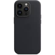 Apple iPhone 14 Pro Leather Case Midnight with MagSafe