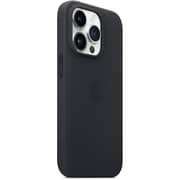 Apple iPhone 14 Pro Leather Case Midnight with MagSafe