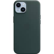 Apple iPhone 14 Leather Case Forest Green with MagSafe