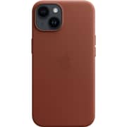 Apple iPhone 14 Leather Case Umber with MagSafe