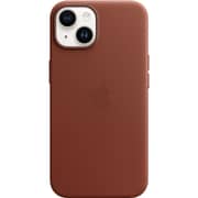 Apple iPhone 14 Leather Case Umber with MagSafe