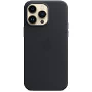 Apple iPhone 14 Pro Max Leather Case Midnight with MagSafe