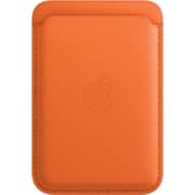 Apple iPhone Leather Wallet Orange with MagSafe