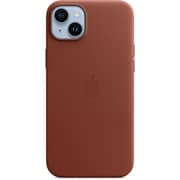 Apple iPhone 14 Plus Leather Case Umber with MagSafe