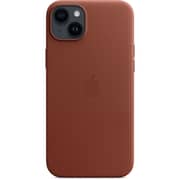 Apple iPhone 14 Plus Leather Case Umber with MagSafe