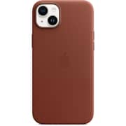 Apple iPhone 14 Plus Leather Case Umber with MagSafe