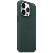 Apple iPhone 14 Pro Leather Case Forest Green with MagSafe