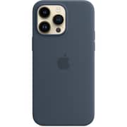 Apple iPhone 14 Pro Max Silicone Case Storm Blue with MagSafe