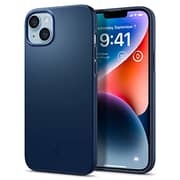 Spigen Thin Fit designed for iPhone 14 Plus case cover - Navy Blue