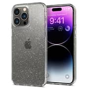 Spigen Liquid Crystal Glitter designed for iPhone 14 Pro case cover - Crystal Quartz