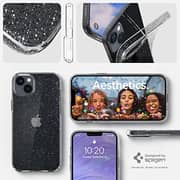 Spigen Liquid Crystal Glitter designed for iPhone 14 Plus case cover - Crystal Quartz