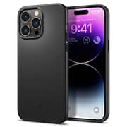 Spigen Thin Fit designed for iPhone 14 Pro Max case cover - Black