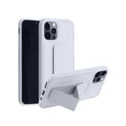Zolo Finger Grip Holder and standing cover with Car Magnetic Multi-function Shockproof Protective Case Cover For iphone 12 Pro Max Grey